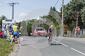 The Cyclist Sonny Colbrelli - Criterium du Dauphine 2017